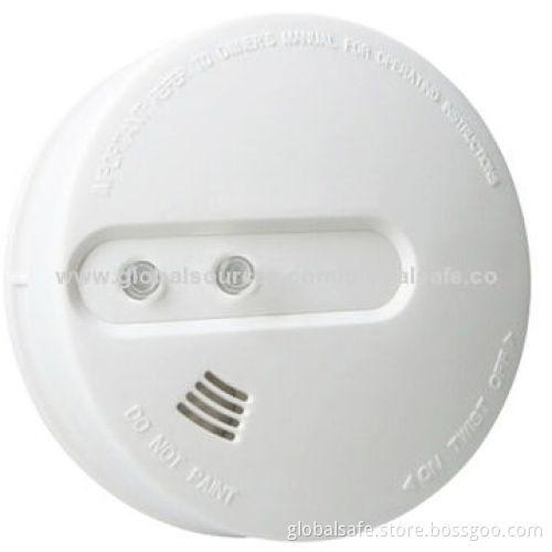 Heat & Photoelectric Smoke Alarm with red LED flash/433/315mhz